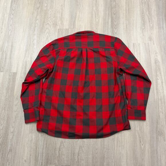 Dixxon Flannel Company Fifty Fifty Button Shirt Men's 2XL Red Buffalo Plaid - Picture 7 of 9